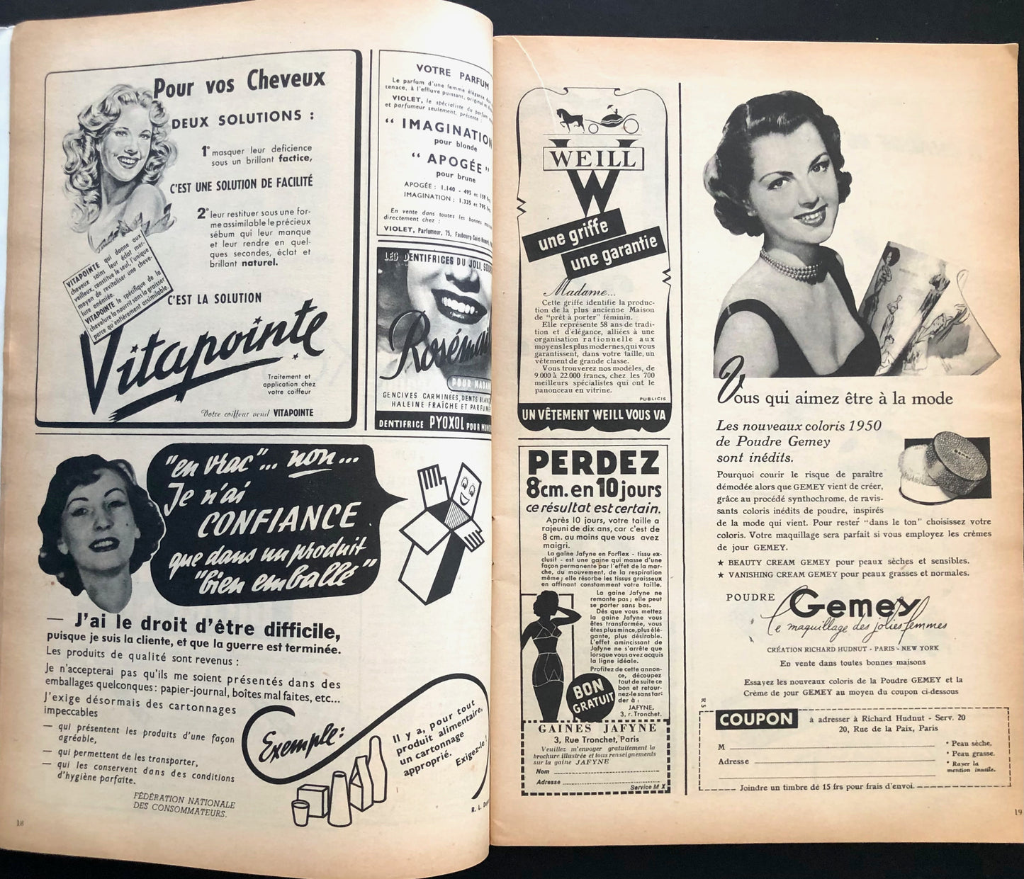 Modes et Travaux May 1950