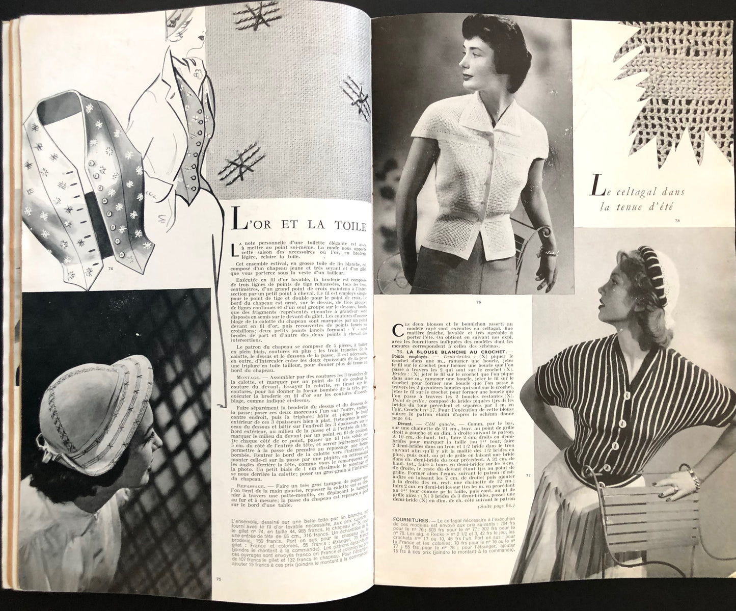 Modes et Travaux May 1950