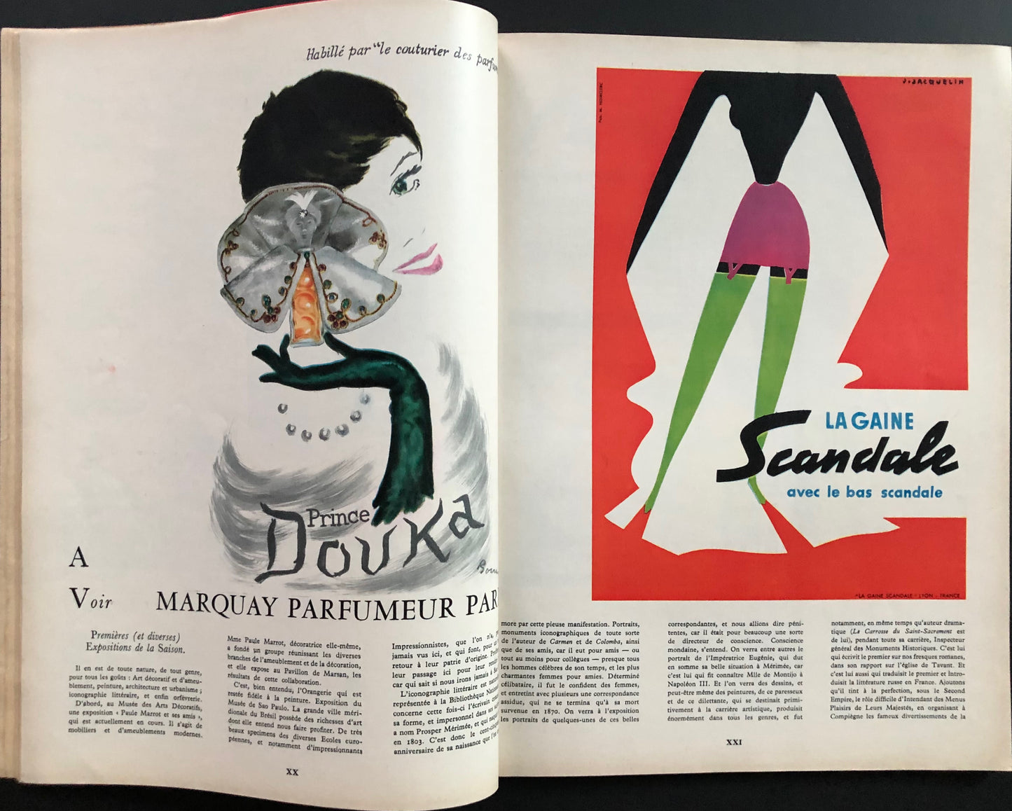 Jardin des Modes December 1953 - Noël