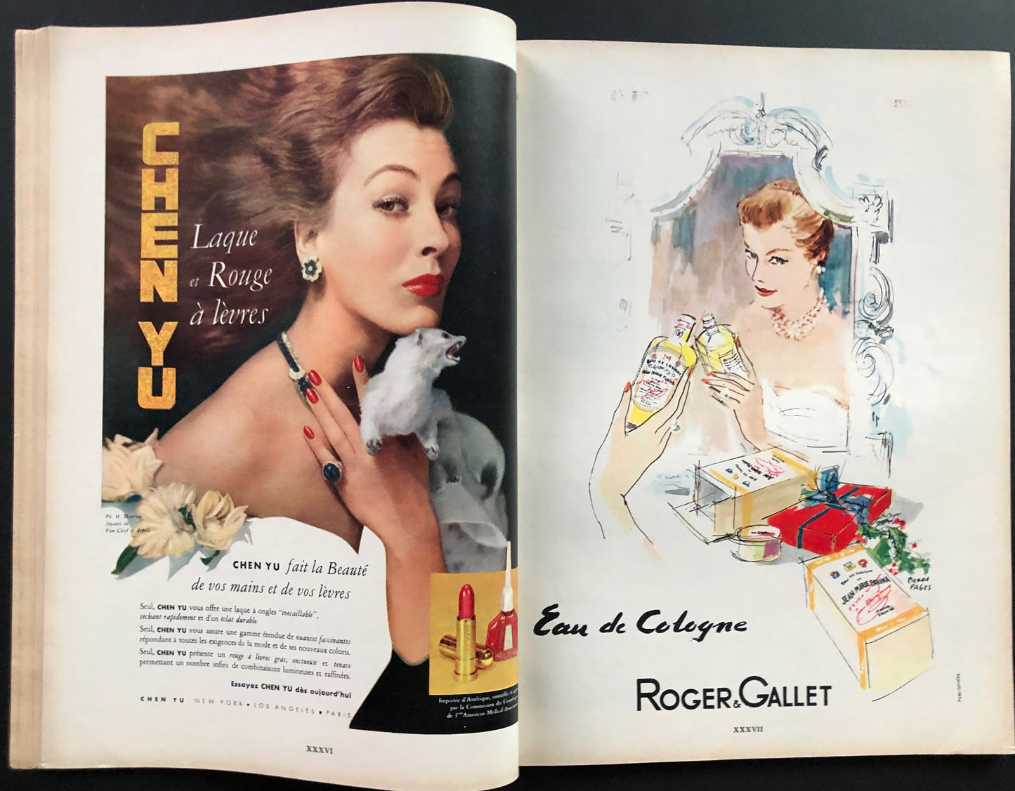 Jardin des Modes December 1953 - Noël