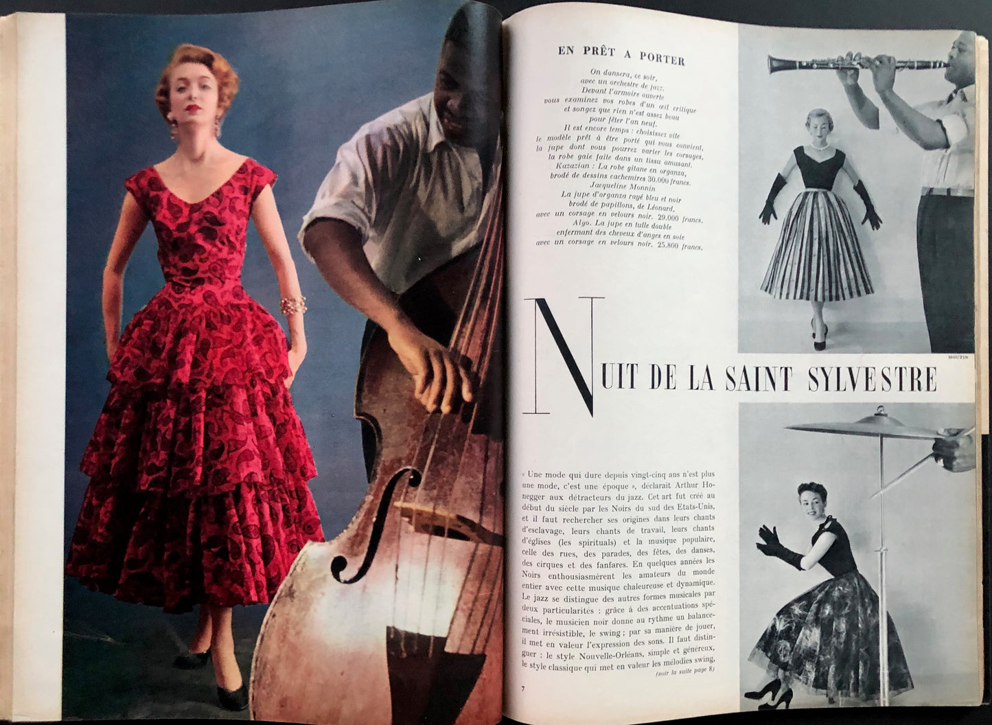 Jardin des Modes December 1953 - Noël