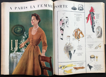 Jardin des Modes December 1953 - Noël