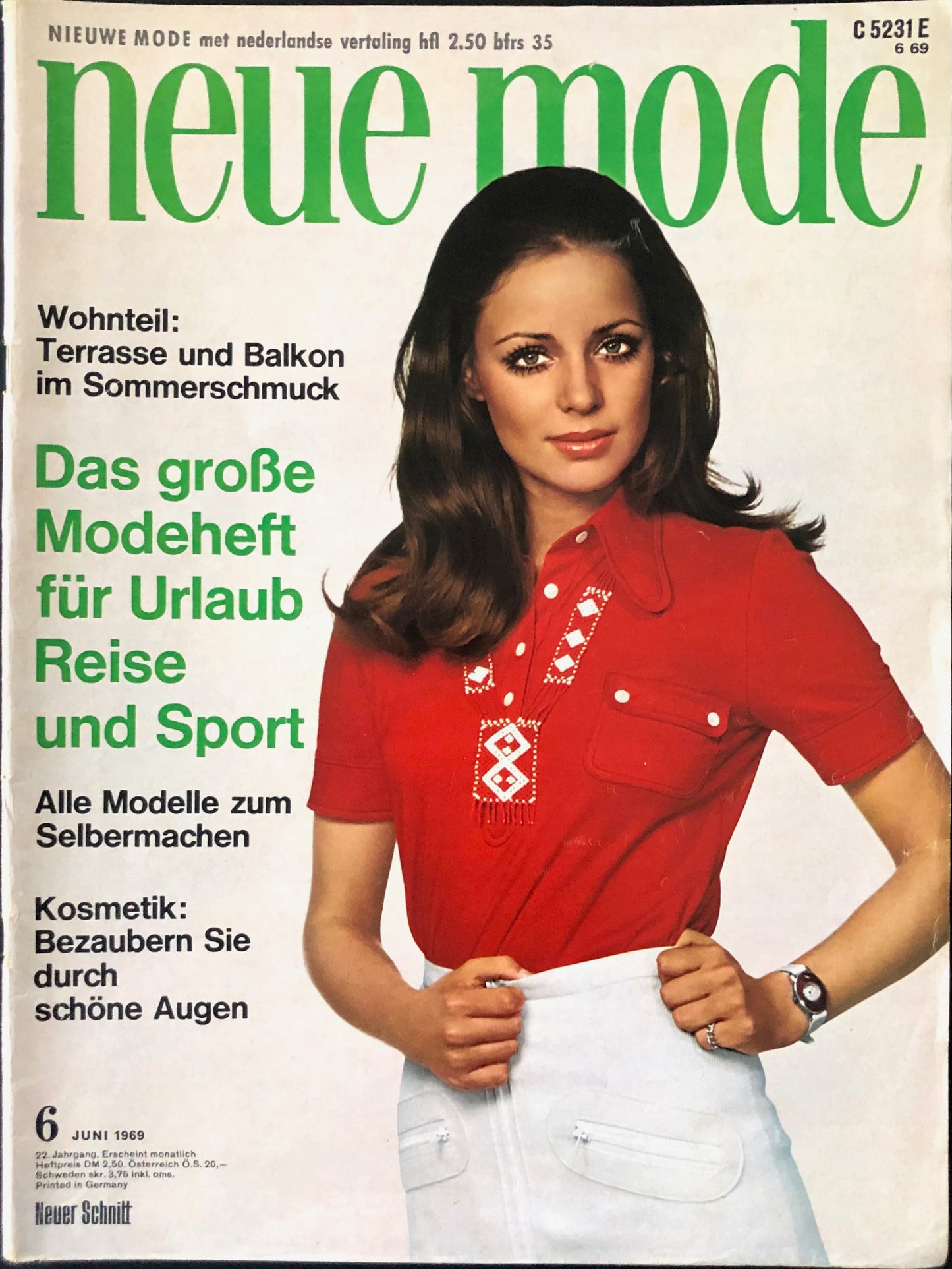 Neue Mode/Neuer Schnitt June 1969