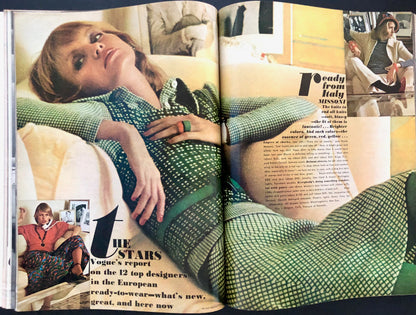 Vogue US February 15, 1972 - Gunilla Lindblad - Helmut Newton