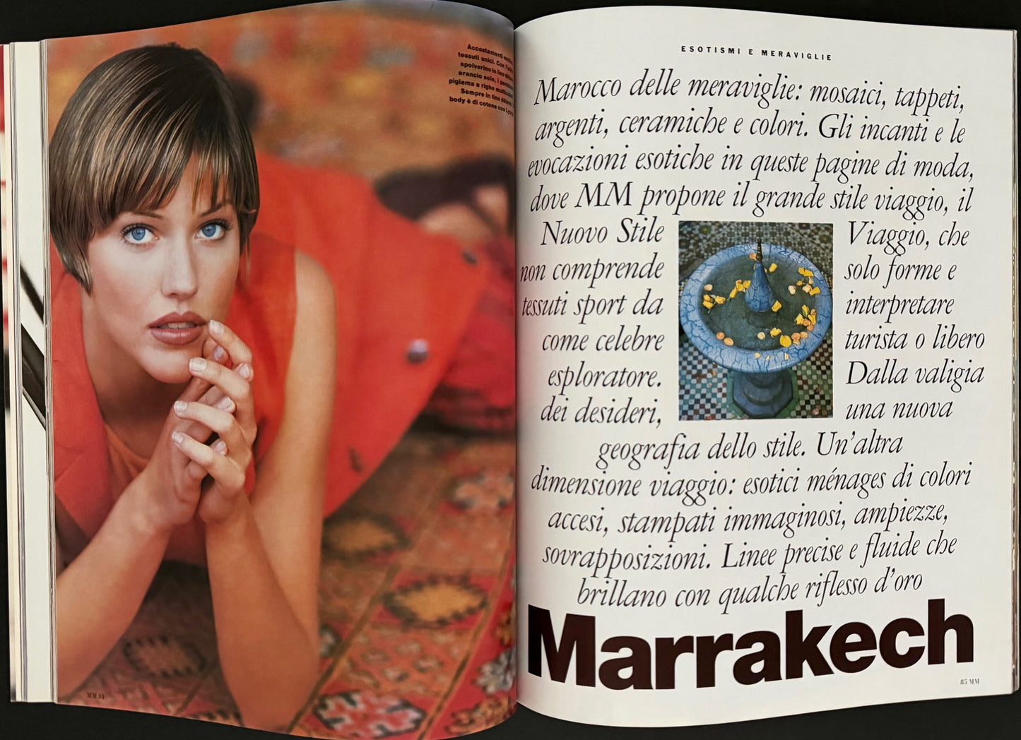 Max Mara MM magazine Spring/Summer 1994 - Carla Bruni by Max Vadukul
