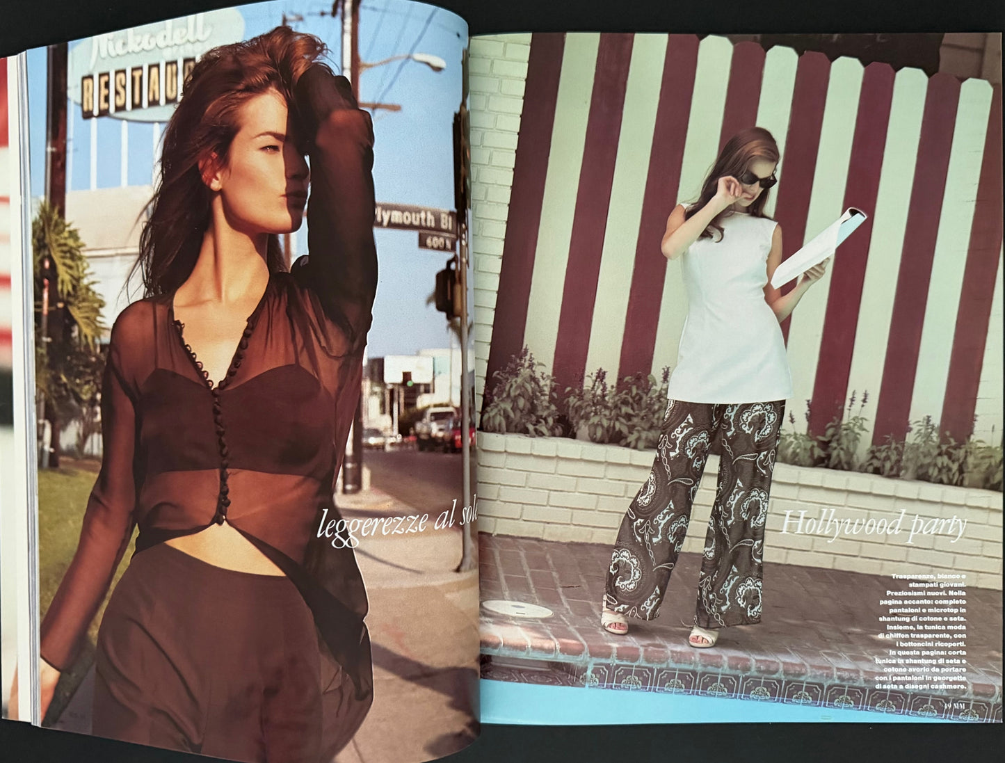 Max Mara MM magazine Spring/Summer 1994 - Carla Bruni by Max Vadukul