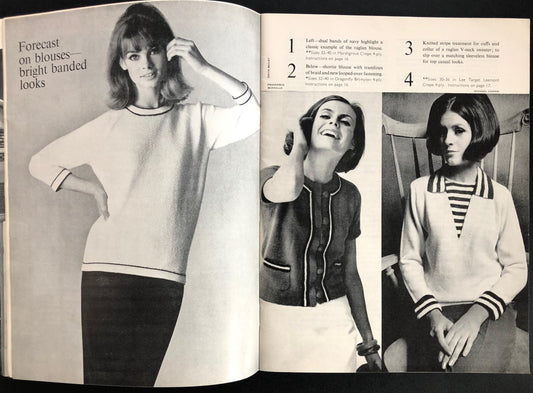 Vogue Knitting Book dated 1964 - Jean Shrimpton - David Bailey