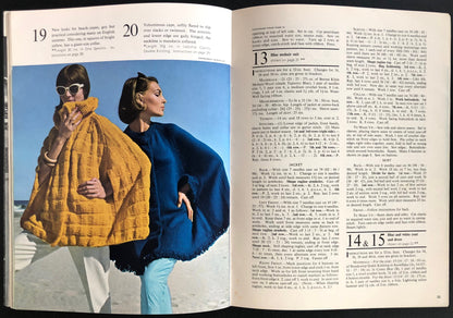 Vogue Knitting Book dated 1964 - Jean Shrimpton - David Bailey