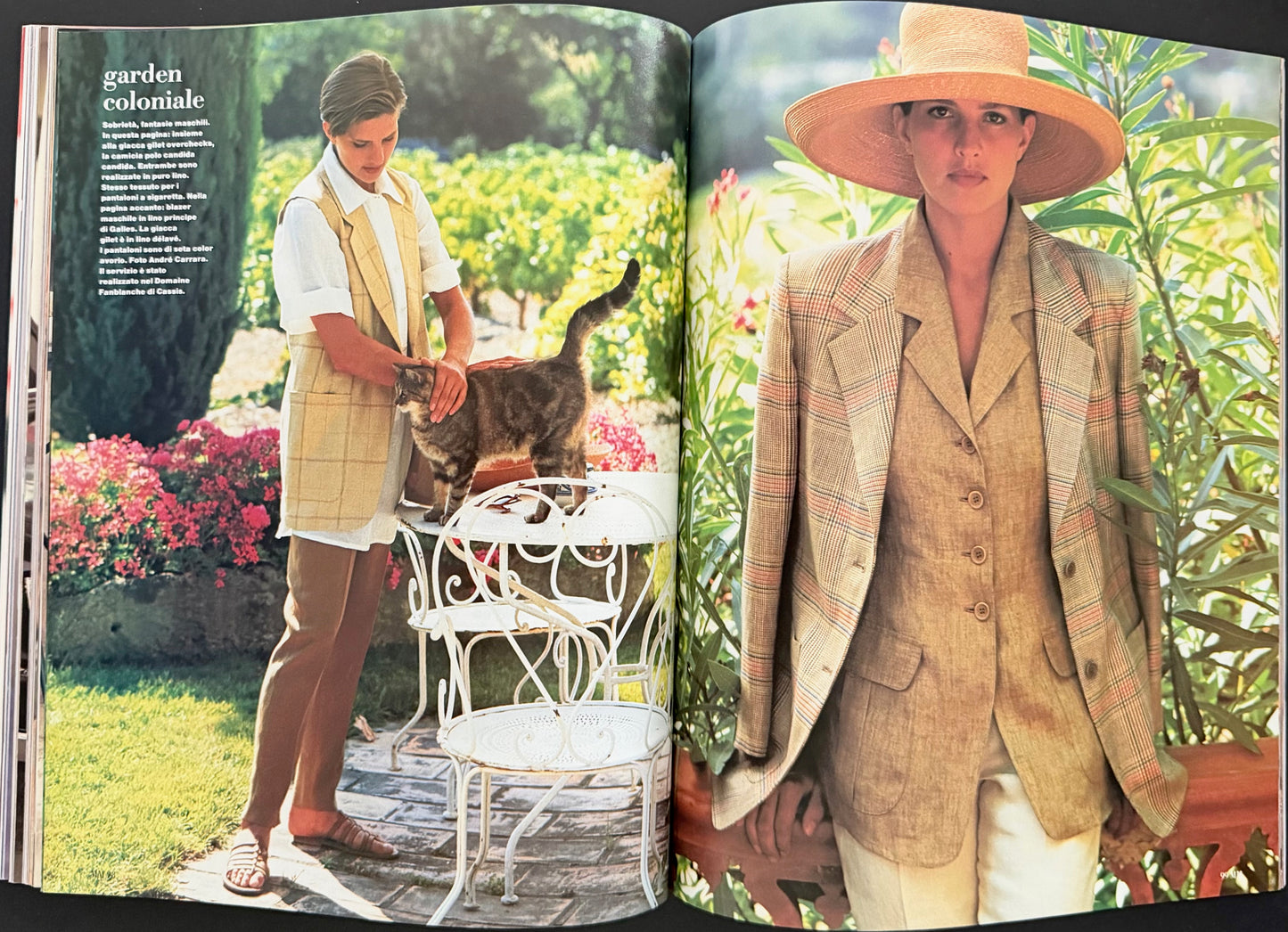 Max Mara MM magazine Spring/Summer 1994 - Carla Bruni by Max Vadukul