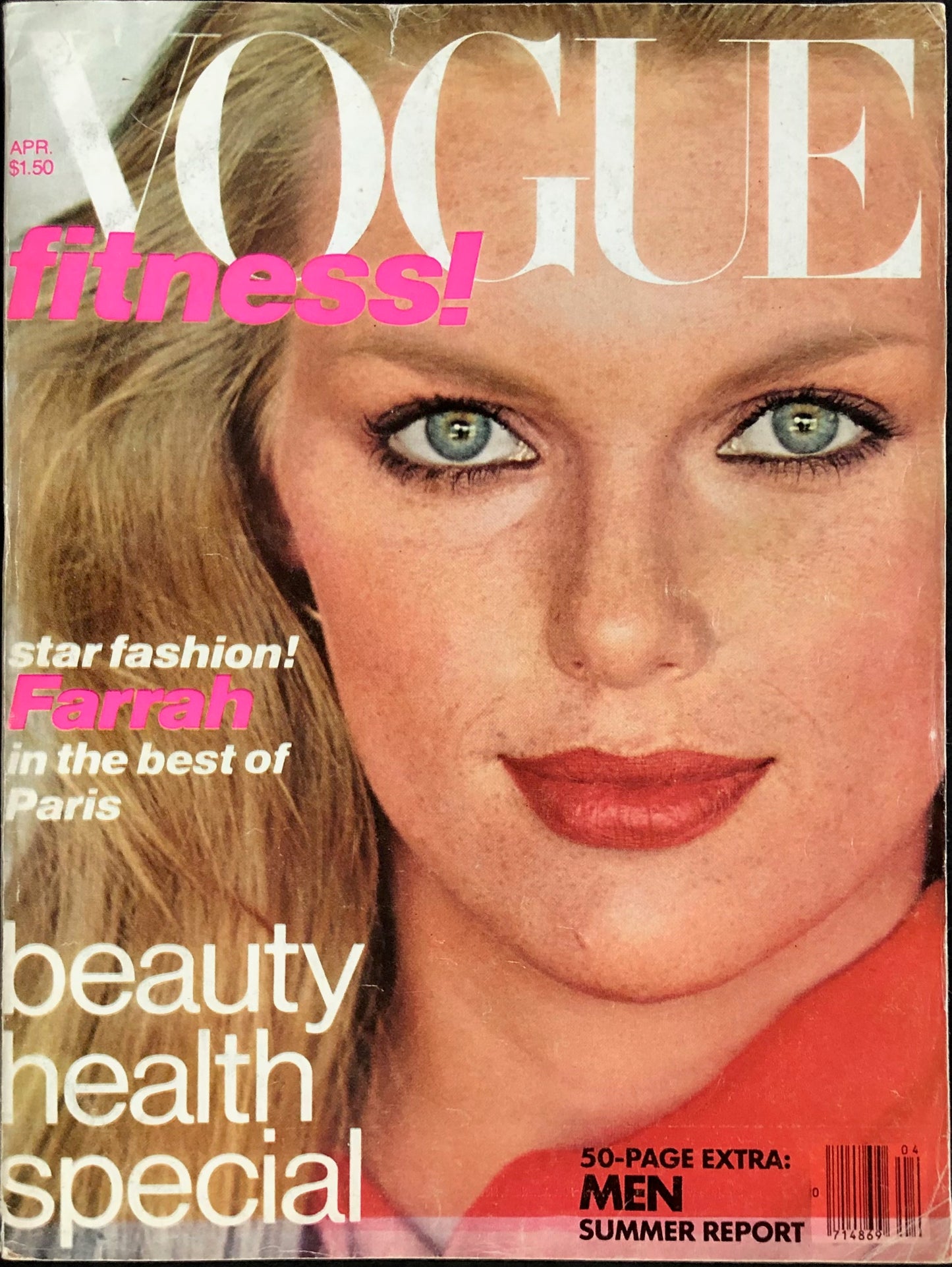 Vogue US April 1978 - Patti Hansen by Francesco Scavullo