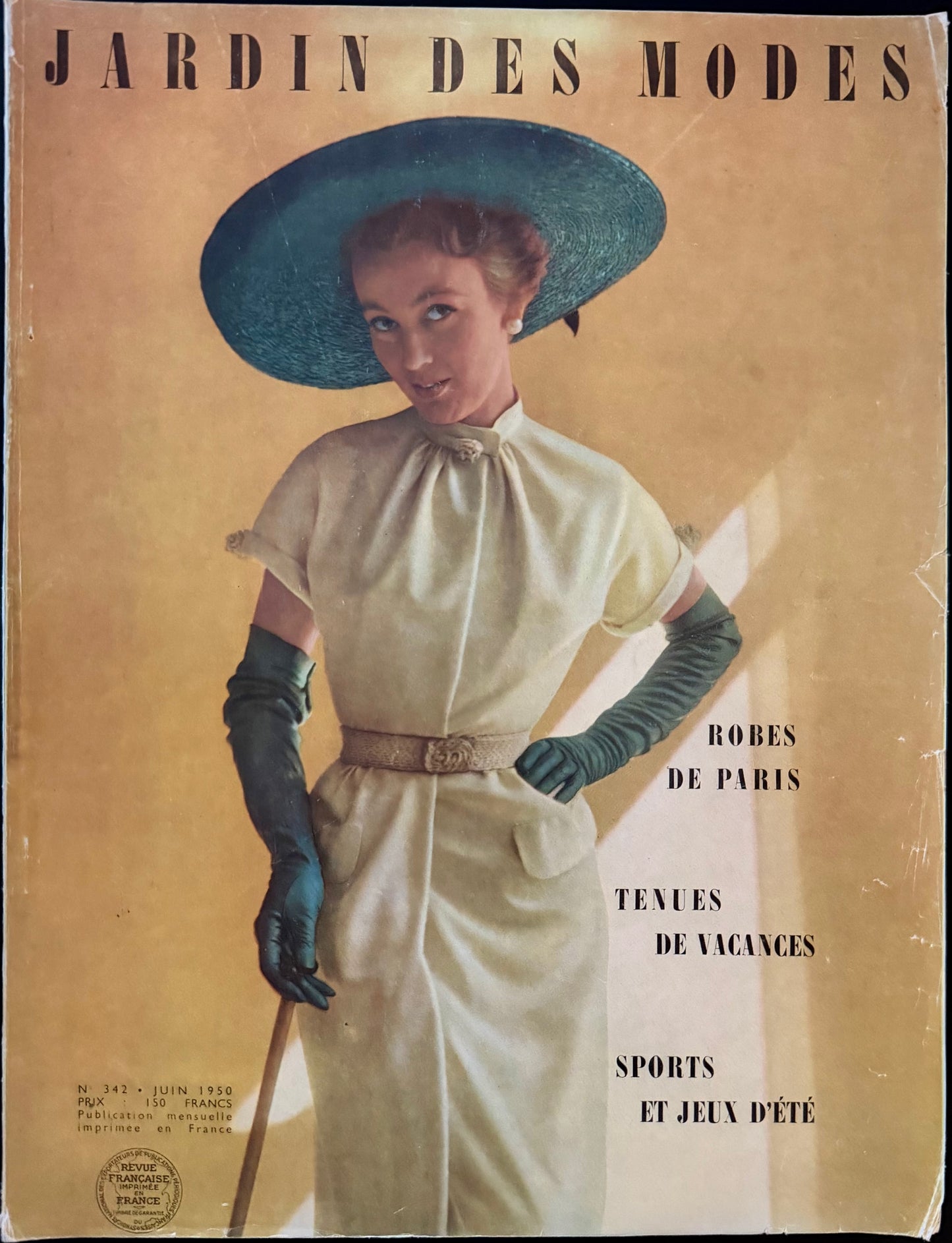 Jardin des Modes June 1950