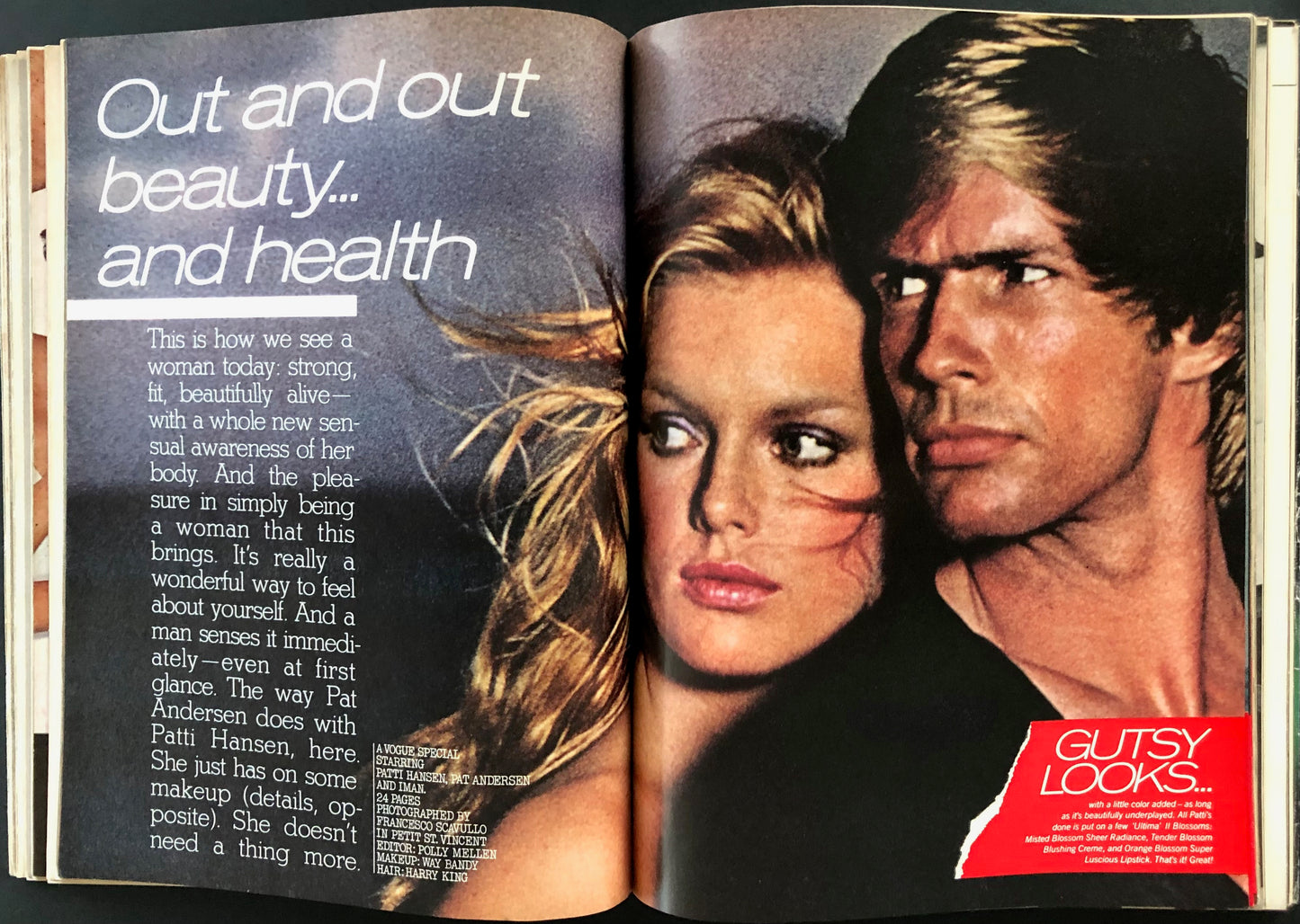 Vogue US April 1978 - Patti Hansen by Francesco Scavullo