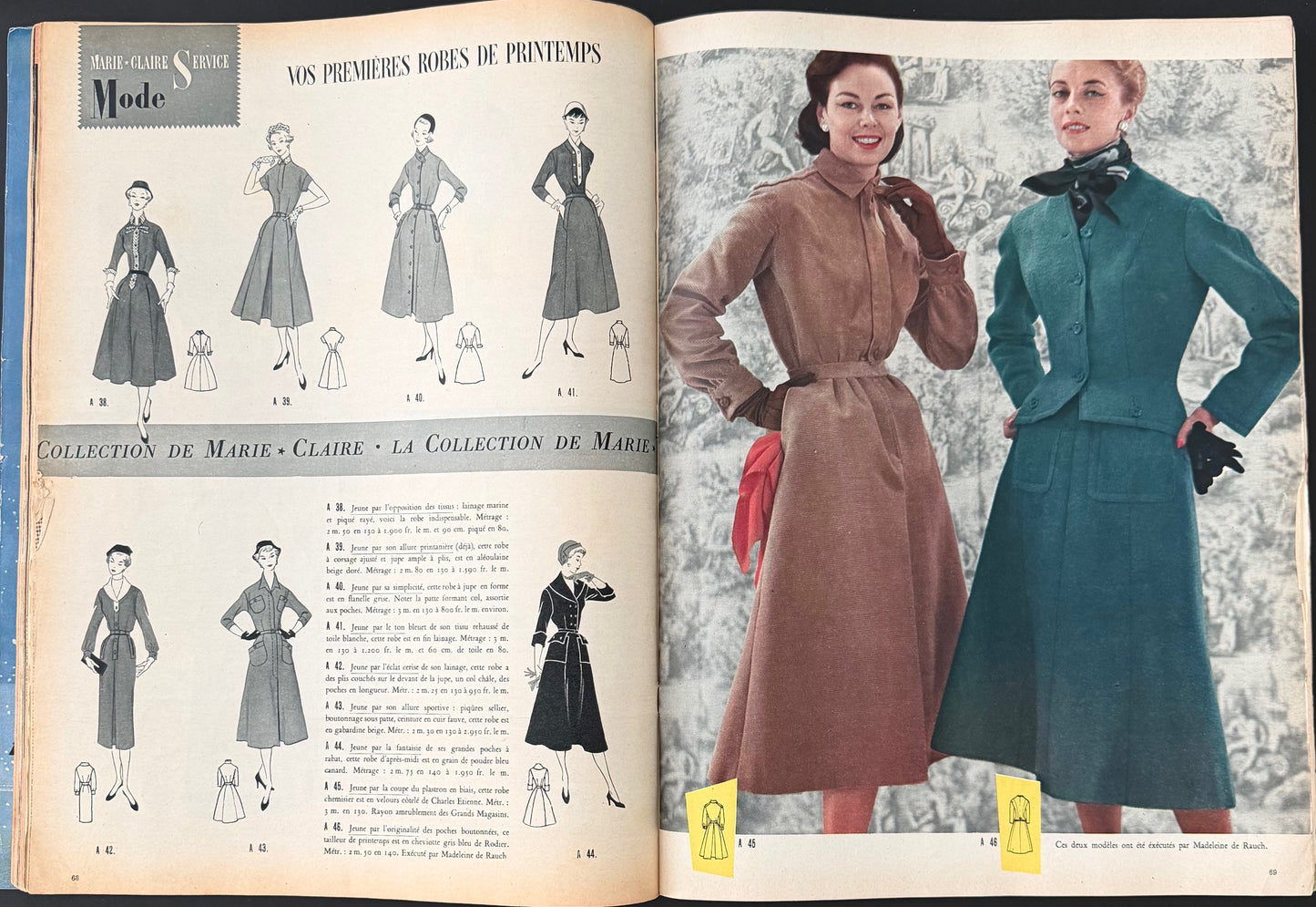 Marie Claire France January 1955 (No. 4)