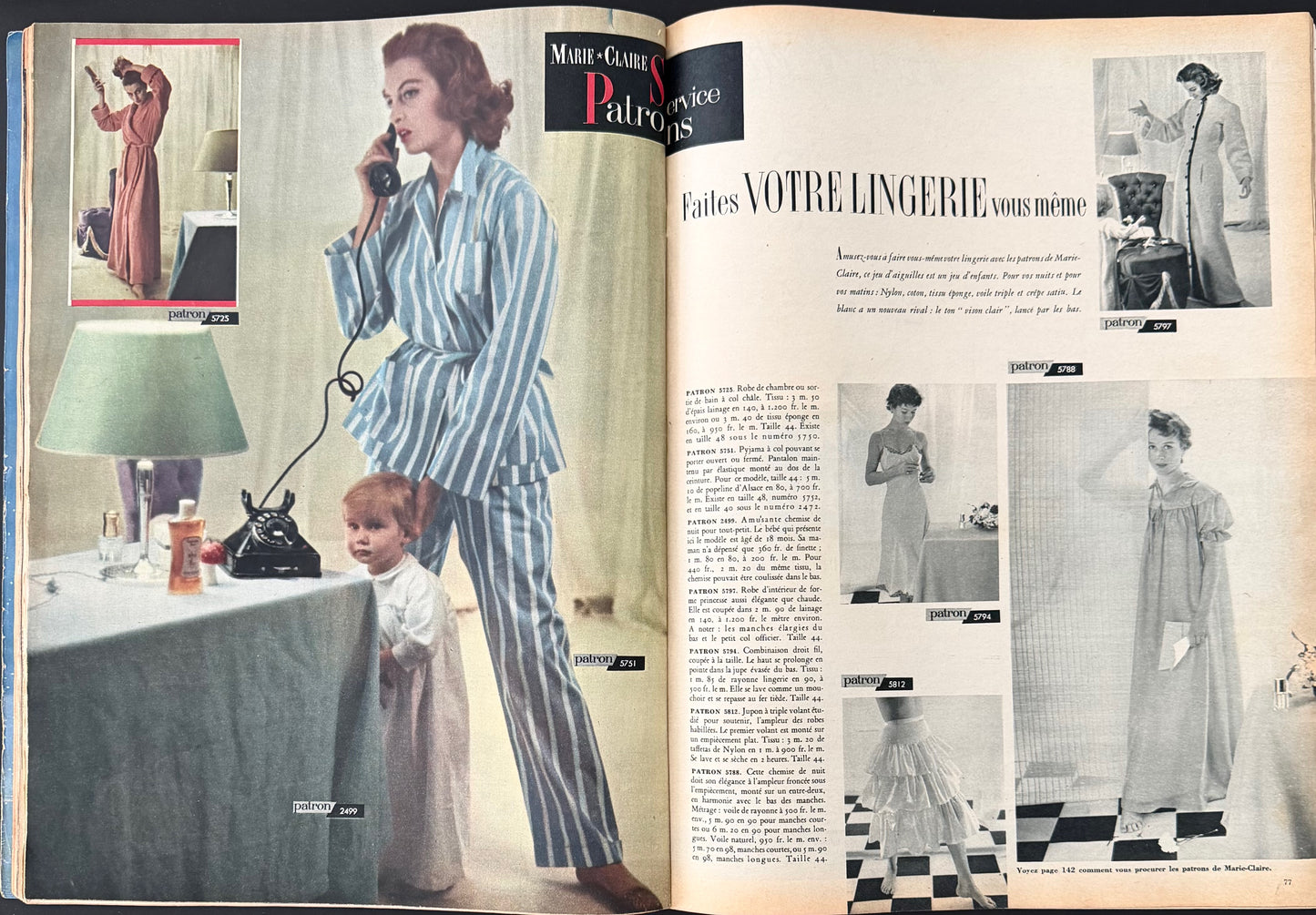 Marie Claire France January 1955 (No. 4)