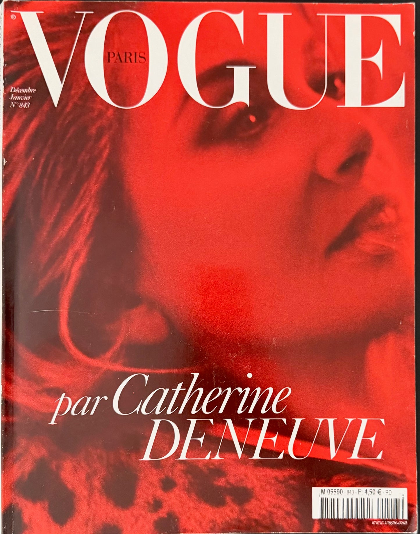 Vogue Paris December 2003/January 2004 - Catherine Deneuve by Mario Testino