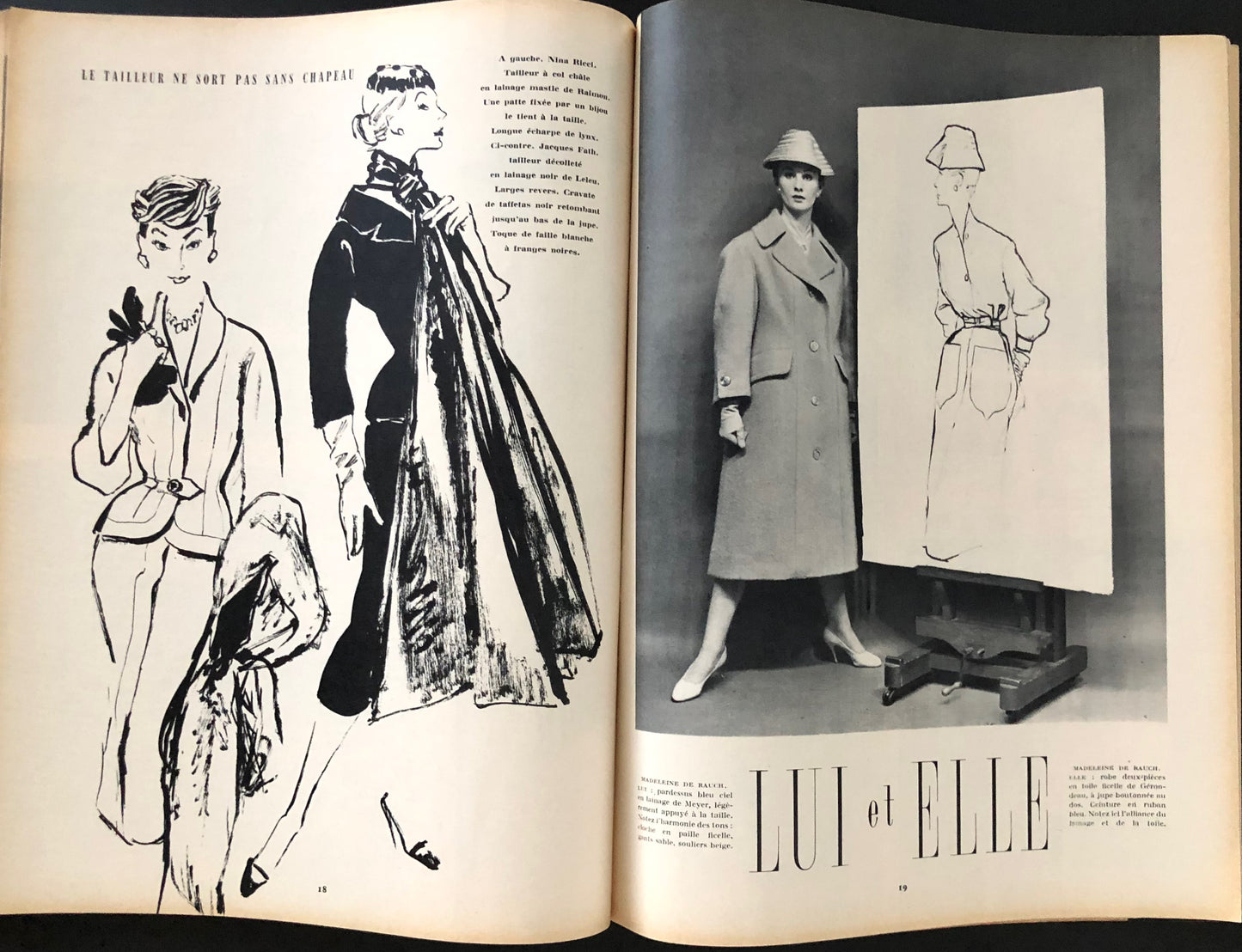 Jardin des Modes March 1954
