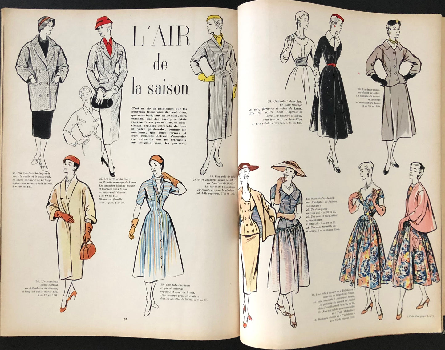 Jardin des Modes March 1954