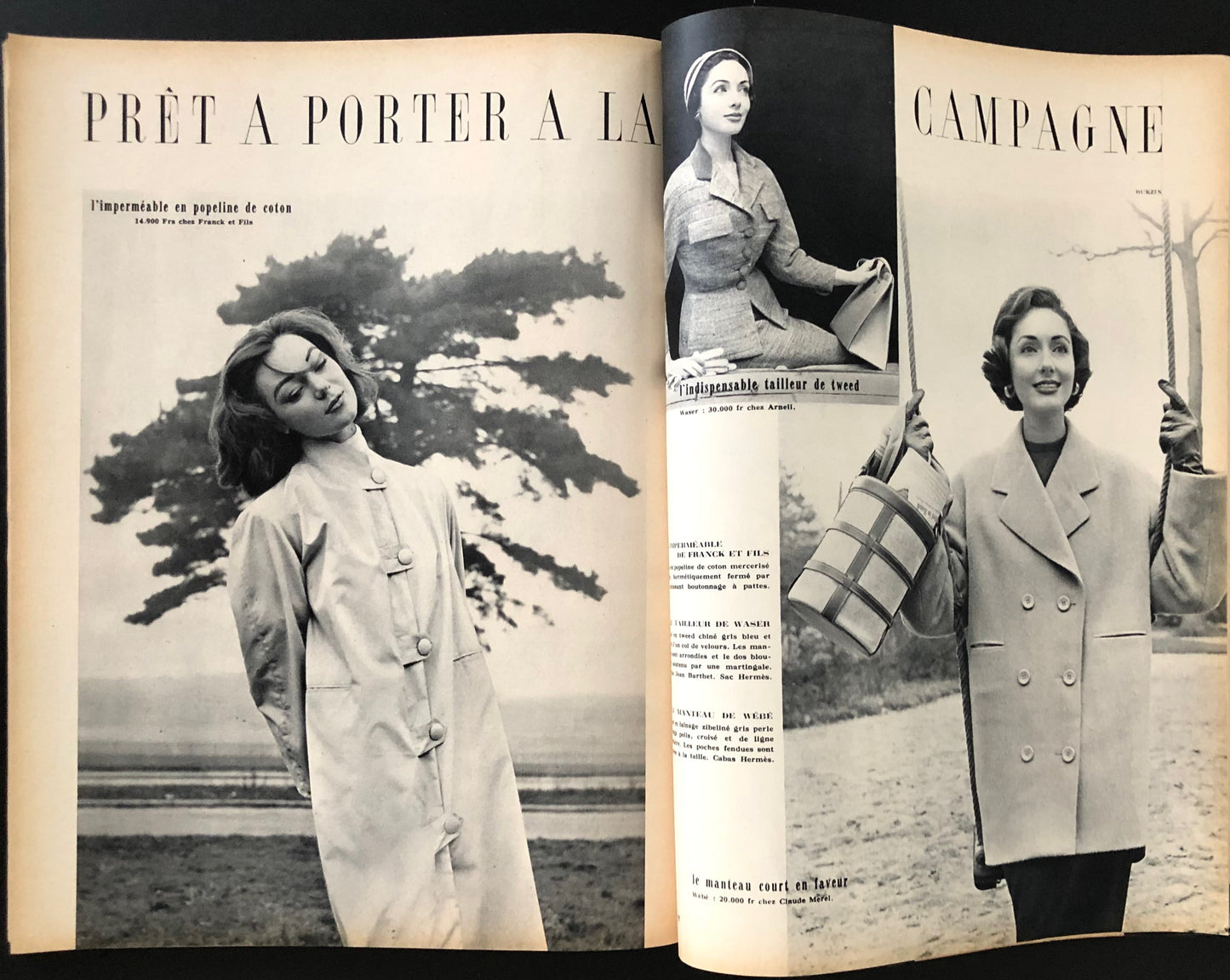 Jardin des Modes March 1954