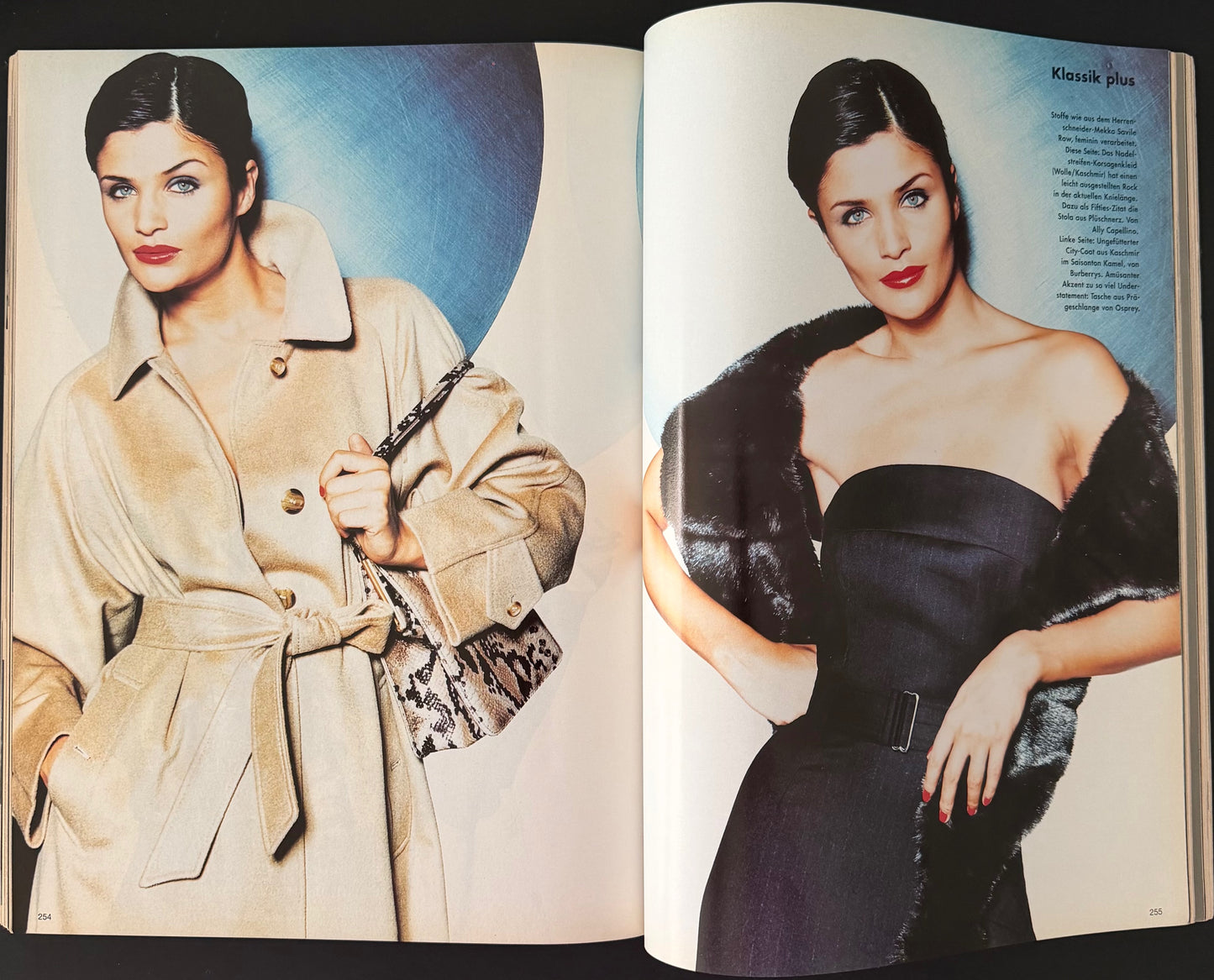 Vogue Germany October 1995 - Yasmeen Ghauri - Walter Chin