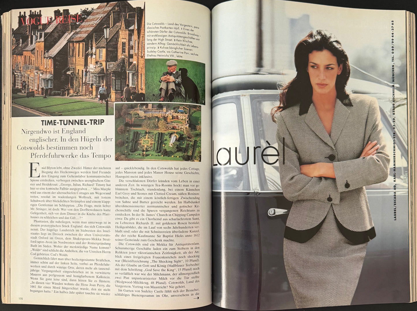 Vogue Germany October 1995 - Yasmeen Ghauri - Walter Chin