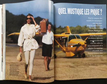 Vogue Paris June/July 1992 - Nadja Auermann by Sheila Metzner