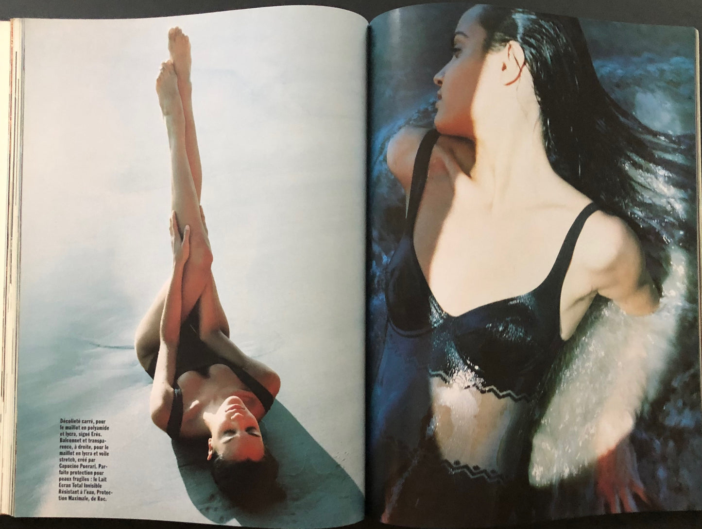 Vogue Paris June/July 1992 - Nadja Auermann by Sheila Metzner