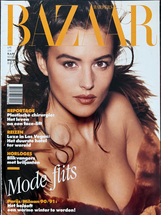 Harper's Bazaar juni 1990 - Monica Bellucci