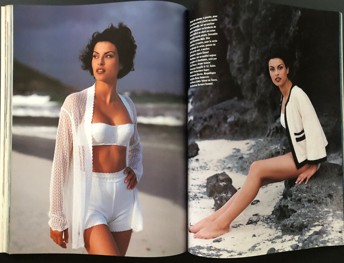 Vogue Paris June/July 1992 - Nadja Auermann by Sheila Metzner