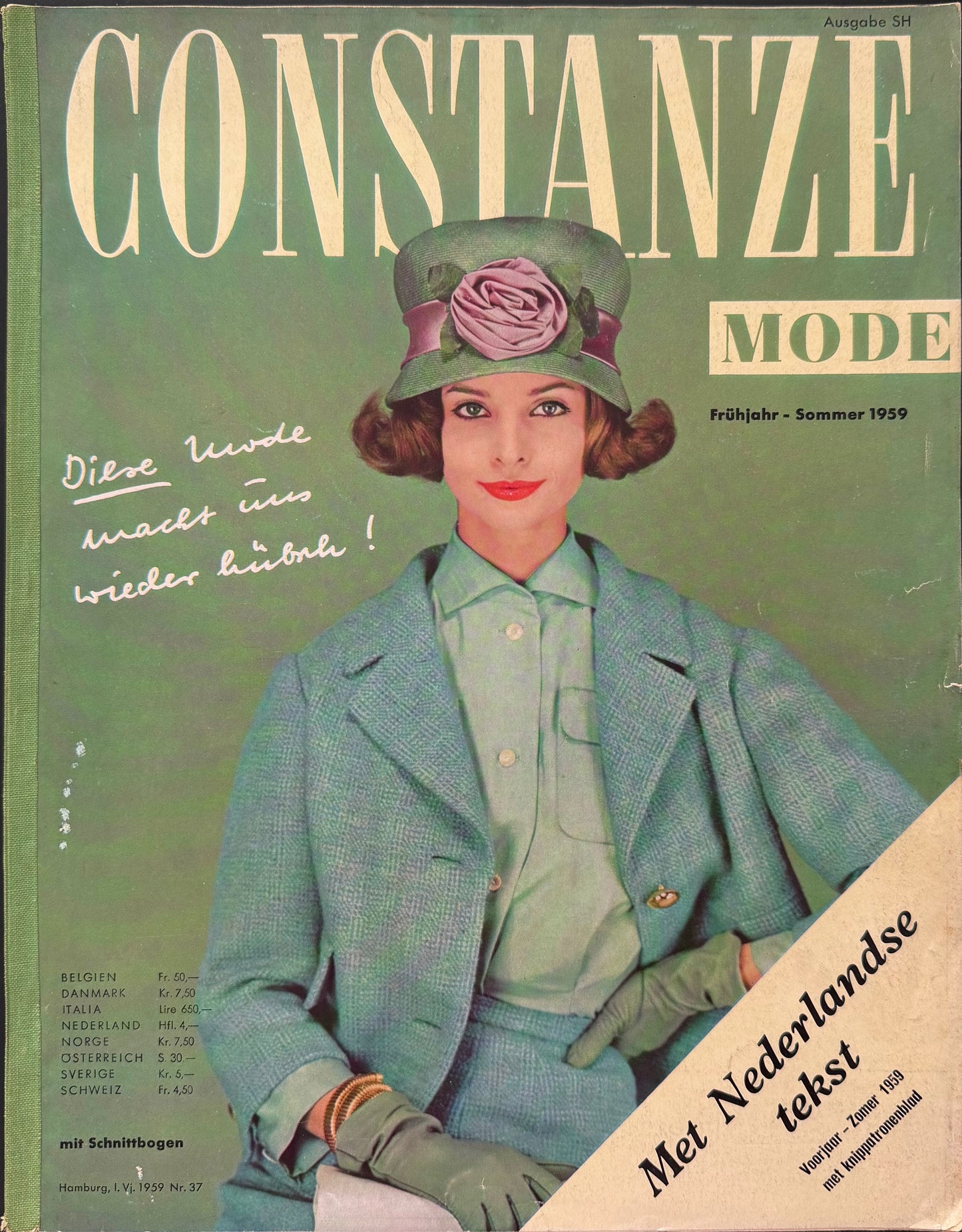 Constanze Mode Frühjahr-Sommer 1959