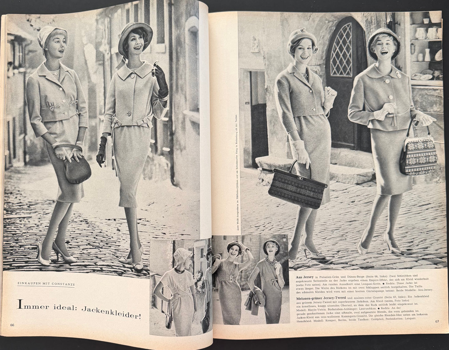 Constanze Mode Frühjahr-Sommer 1959