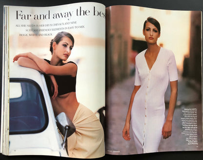 Vogue UK August 1993 - Carla Bruni