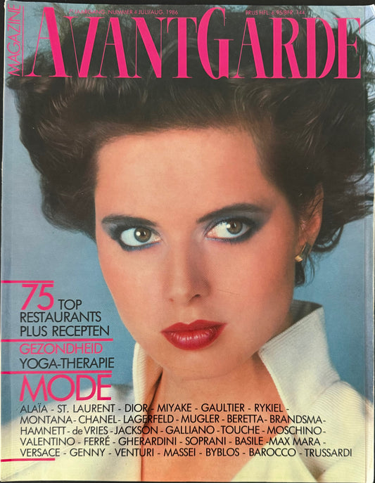 AvantGarde Nr. 4 juli/augustus 1986 - Isabella Rossellini