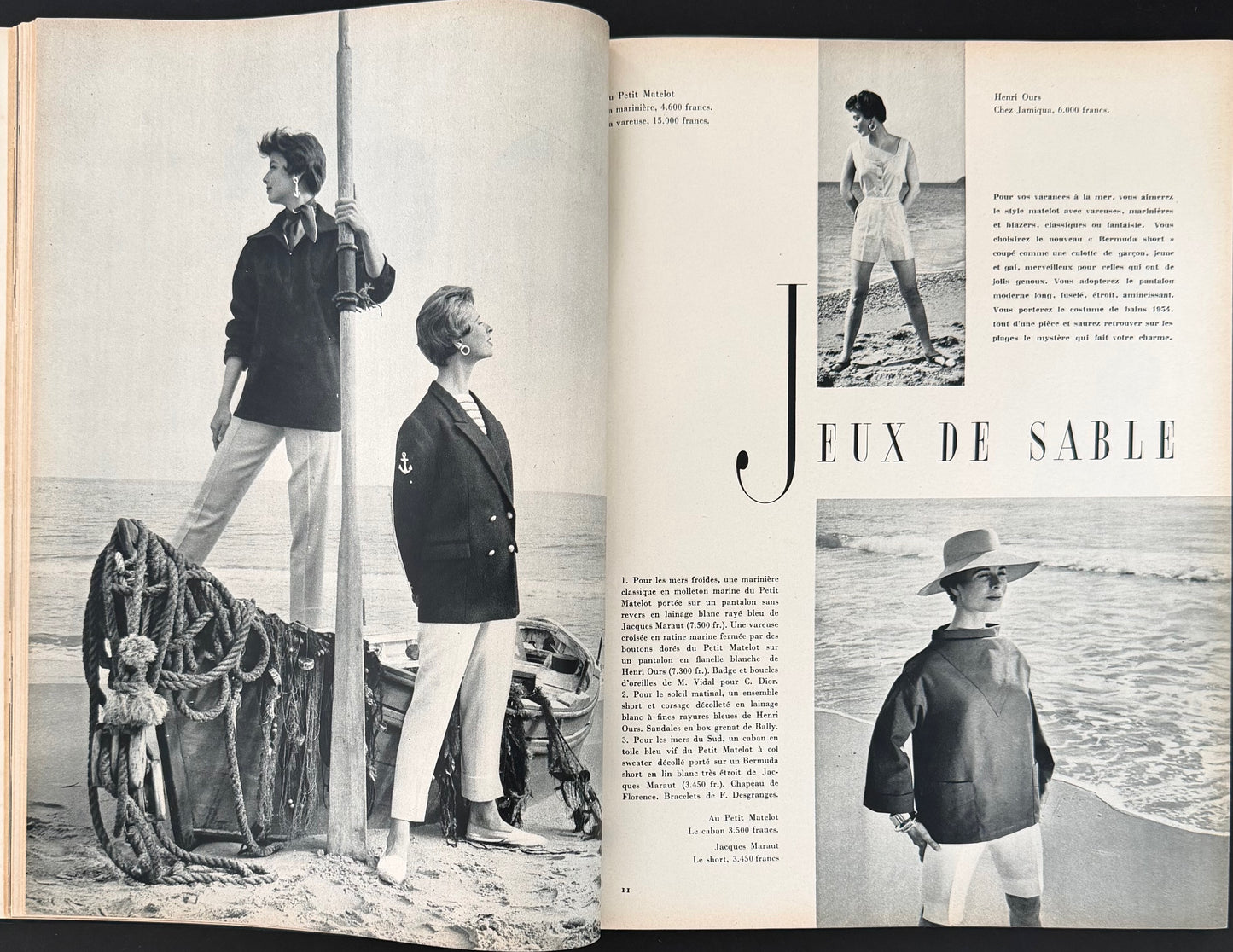 Jardin des Modes June 1954