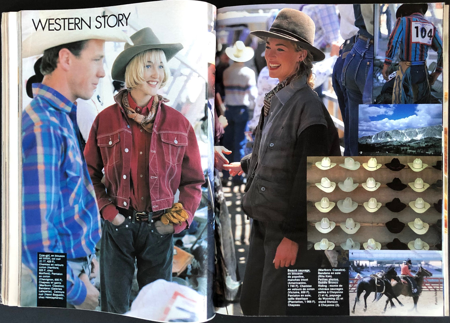 ELLE France 15 October 1990 - Caroline et Stefano
