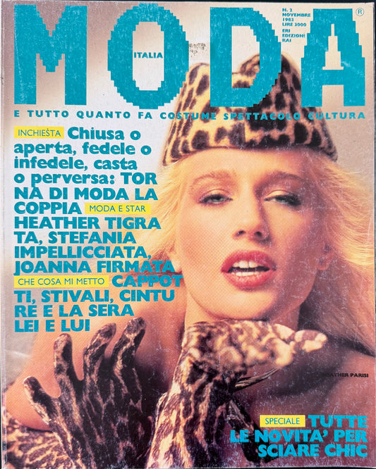 Moda Italia November 1983 - Heather Parisi