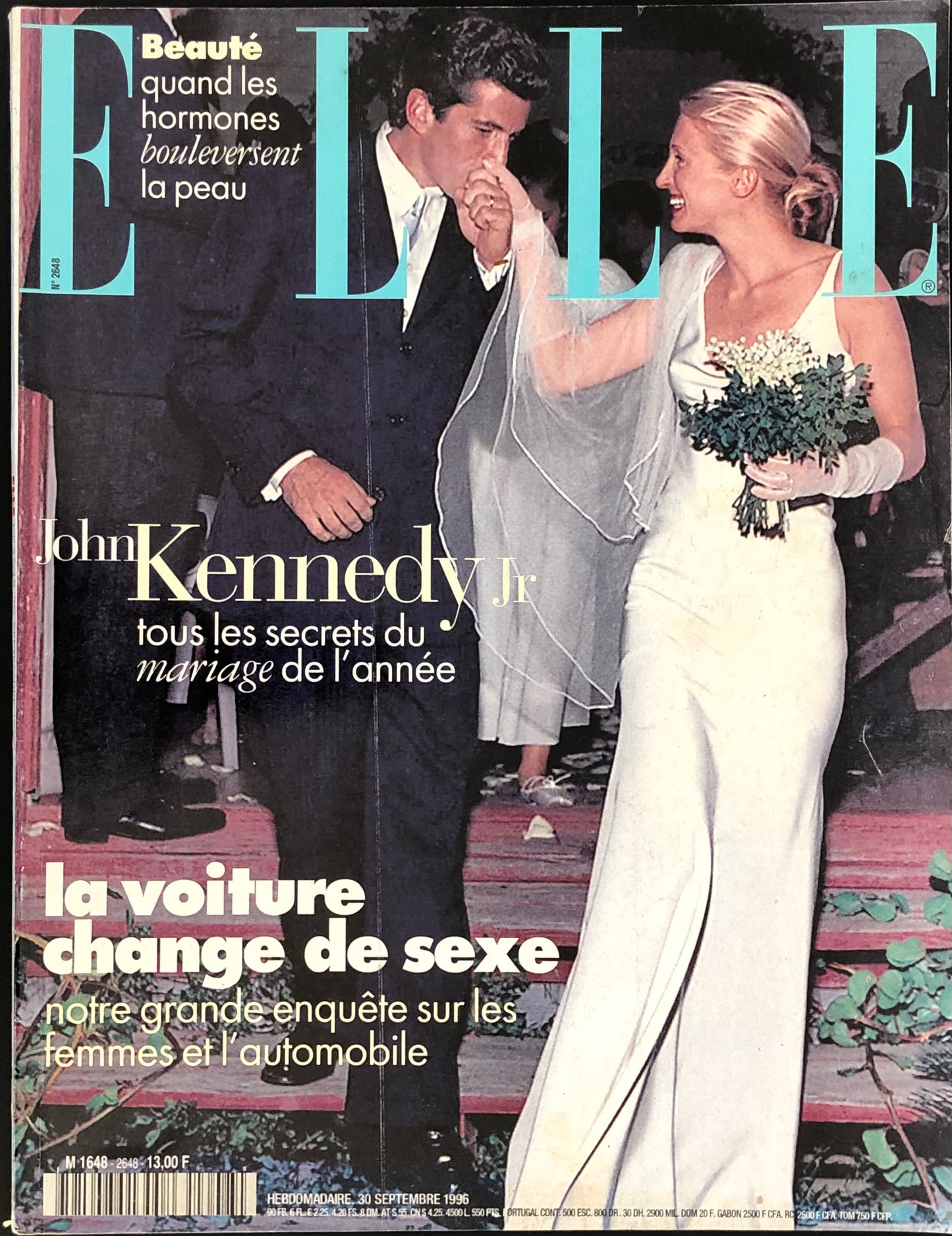 ELLE France 30 September 1996 - John F. Kennedy Jr. - Carolyn Bessette