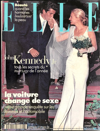 ELLE France 30 September 1996 - John F. Kennedy Jr. - Carolyn Bessette