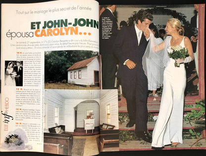 ELLE France 30 September 1996 - John F. Kennedy Jr. - Carolyn Bessette