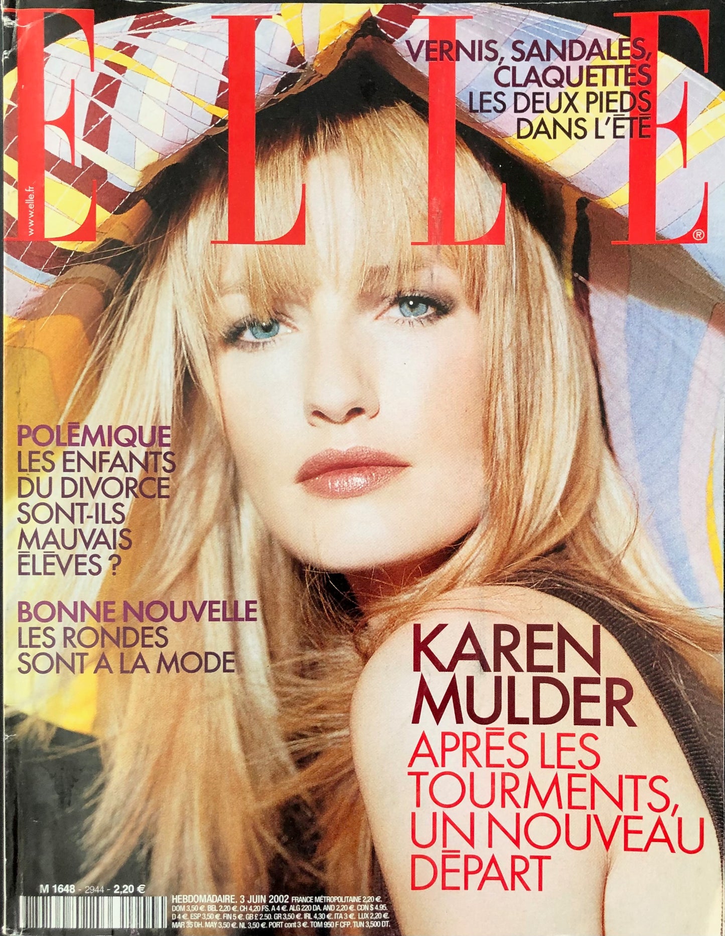 ELLE France 3 June 2002 - Karen Mulder - Dominique Issermann