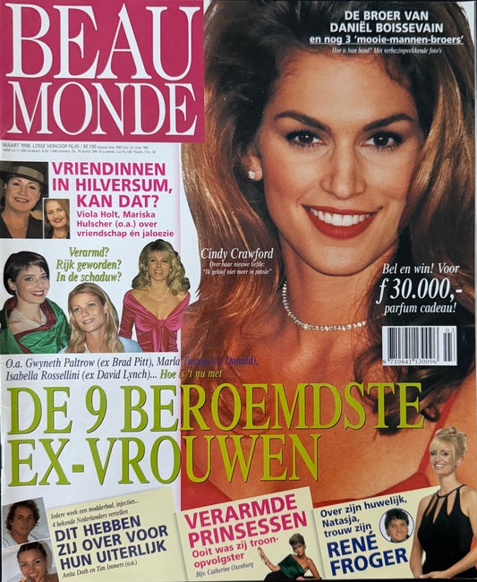 Beau Monde maart 1998 - Cindy Crawford
