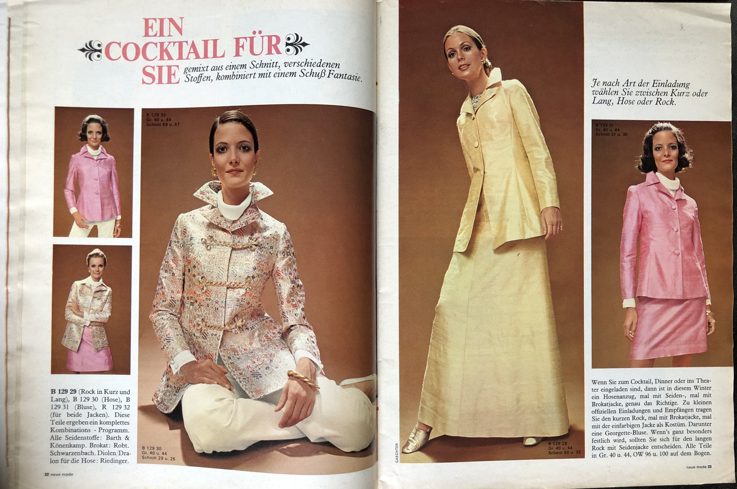 Neue Mode/Neuer Schnitt December 1969