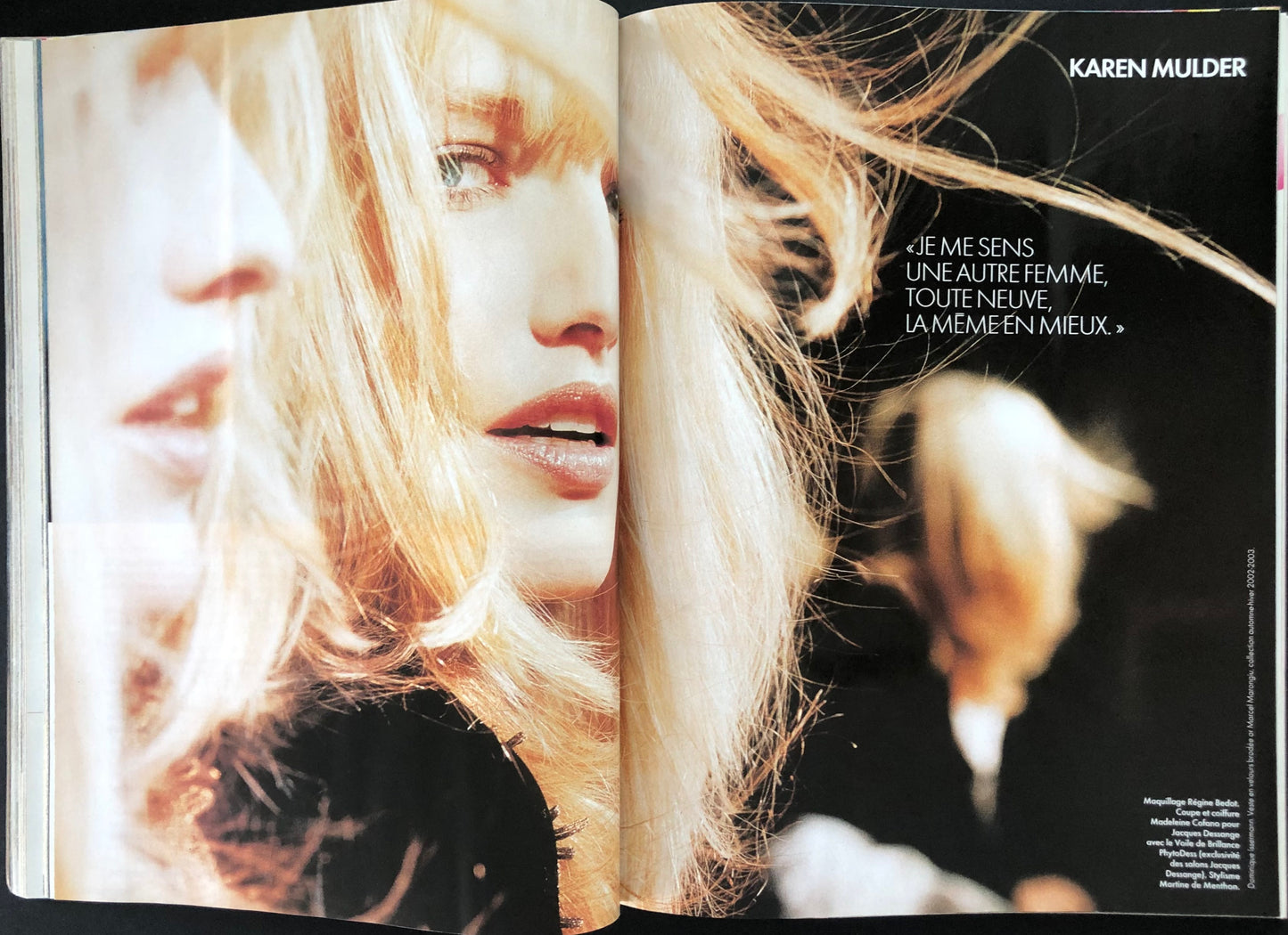 ELLE France 3 June 2002 - Karen Mulder - Dominique Issermann
