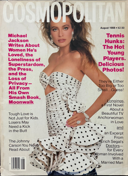 Cosmopolitan US August 1988 - Frederique van der Wal - Francesco Scavullo