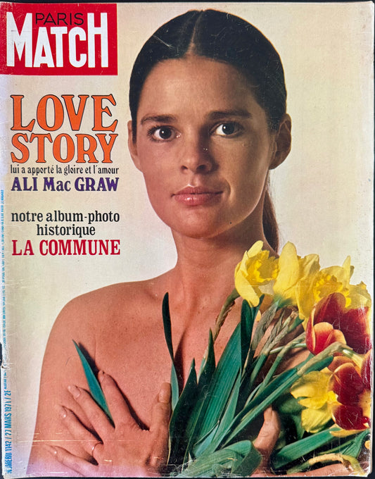 Paris Match 27 March 1971 - Ali MacGraw