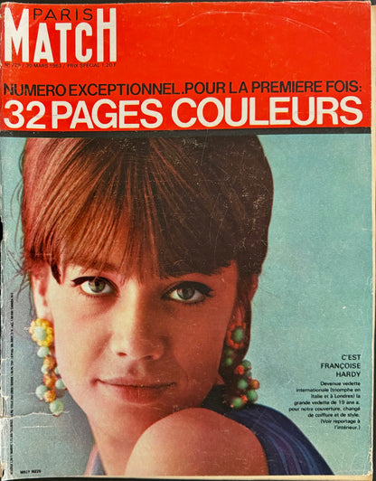 Paris Match 30 March 1963 - Françoise Hardy