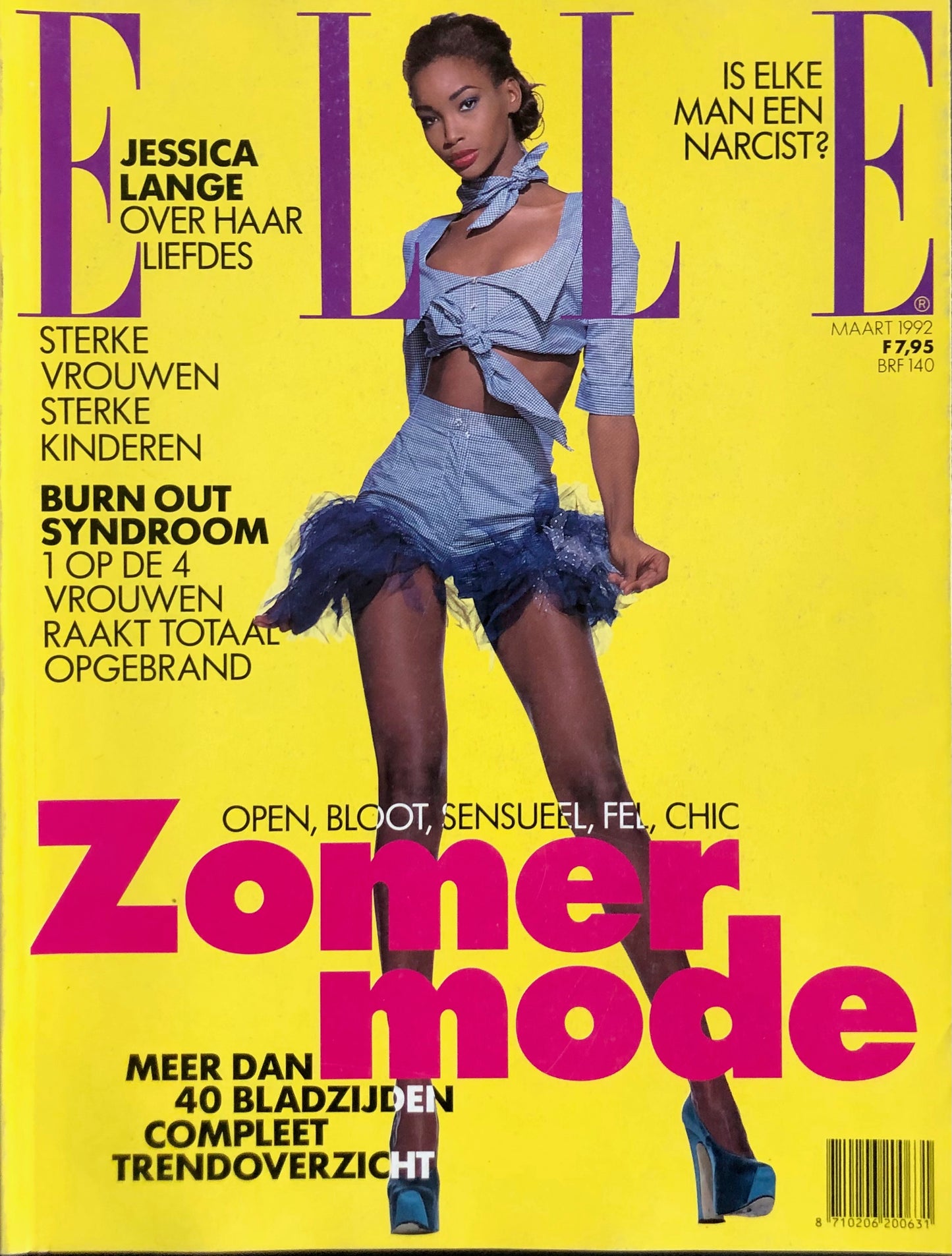 ELLE maart 1992 - Beverly Peele