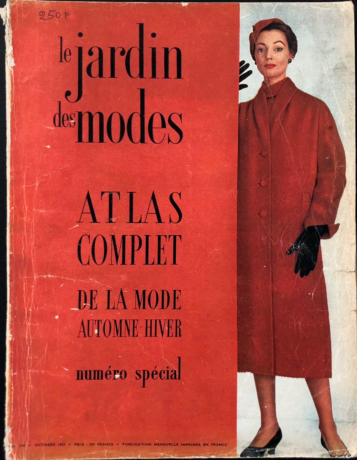Jardin des Modes October 1952