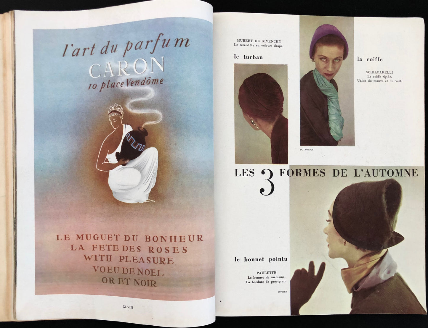 Jardin des Modes October 1952
