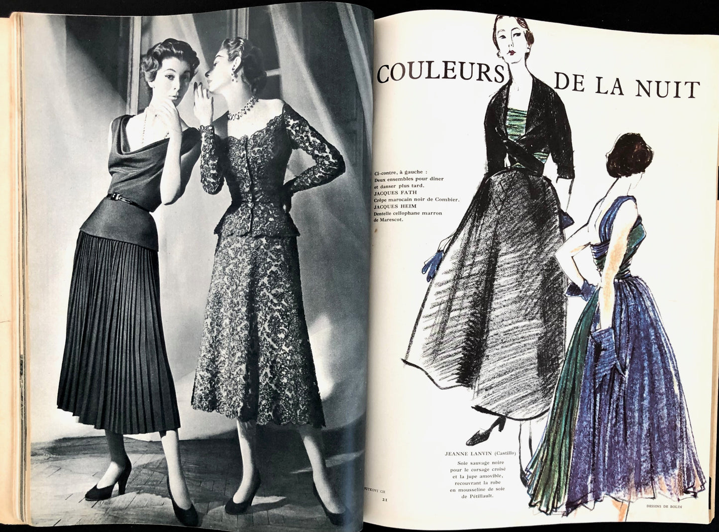 Jardin des Modes October 1952