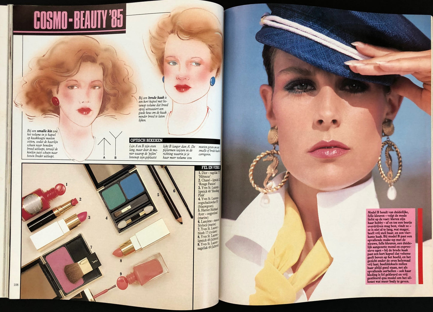 Cosmopolitan april 1985 - Louise Vyent